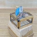 Bague - Argent 925 & Larimar [2484]