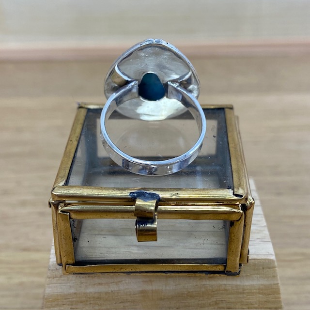 Bague - Argent 925 & Larimar [2484]