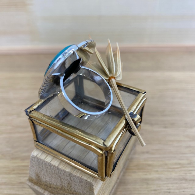 Bague - Argent 925 & Turquoise [2493]