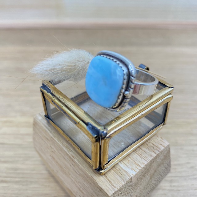 Bague - Argent 925 & Larimar [2507]