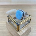 Bague - Argent 925 & Larimar [2507]