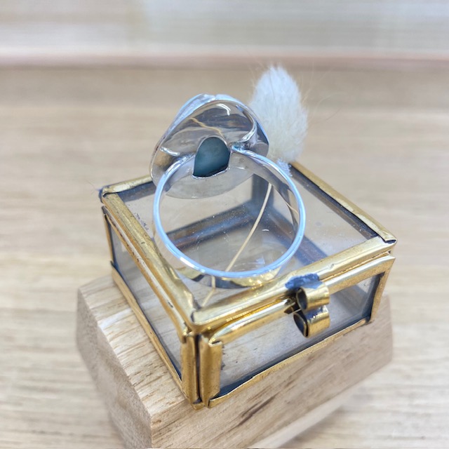 Bague - Argent 925 & Larimar [2509]
