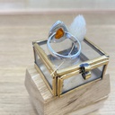 Bague - Argent 925 & Ambre [2510]