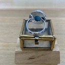 Bague - Argent 925 & Larimar [2512]