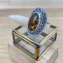 Bague - Argent 925 & Ambre [2513]