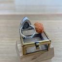 Bague - Argent 925 & Azurite du K2 [2532]