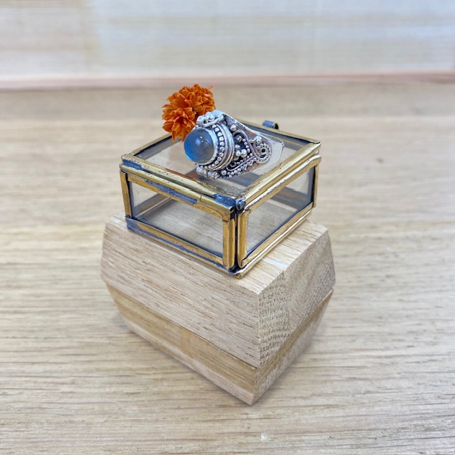 Bague - Argent 925 & Labradorite [2536]
