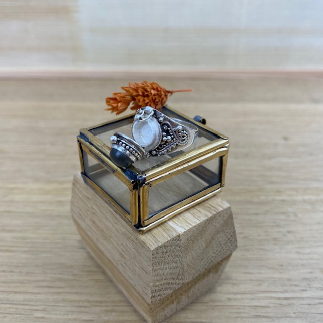 Bague - Argent 925 & Labradorite [2536]