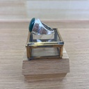 Bague - Argent 925 & Malachite [2572]