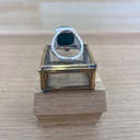 Bague - Argent 925 & Malachite [2572]