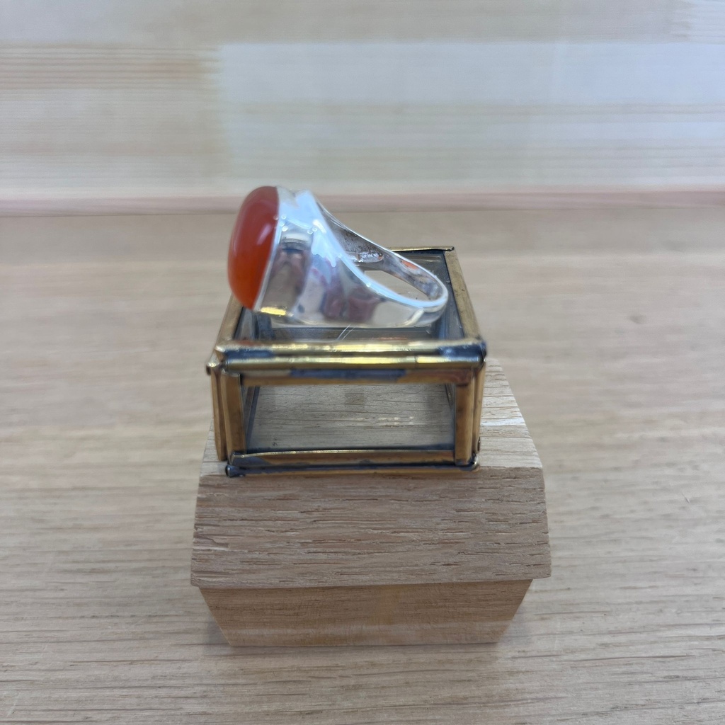 Bague - Argent 925 & Cornaline [2576]