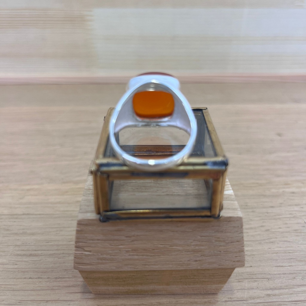 Bague - Argent 925 & Cornaline [2576]