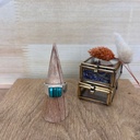Bague - Argent 925 & Malachite [2589]