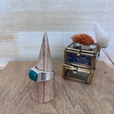 Bague - Argent 925 & Malachite [2589]