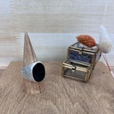 Bague - Argent 925 & Onyx [2607]