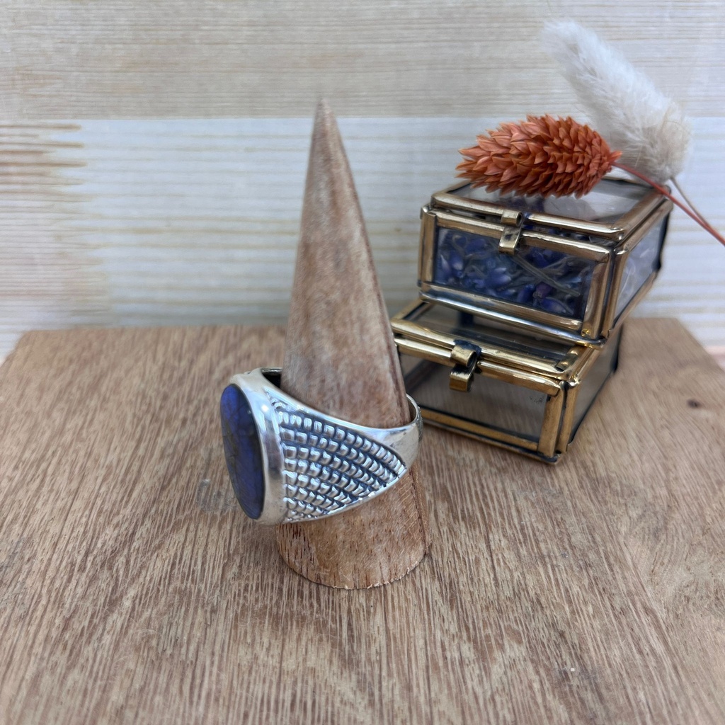 Bague - Argent 925 & Labradorite [2581]
