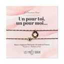 Bracelet Duo 'Étoile' Multicolore Doré - Les Mots Doux
