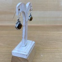 Boucles d'Oreilles - Argent 925 & Œil de Tigre [1461]
