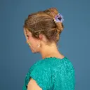 Pince à Cheveux 'Pensée Mauve' - Coucou Suzette