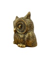 Statuette Hibou 9 cm Finition Dorée