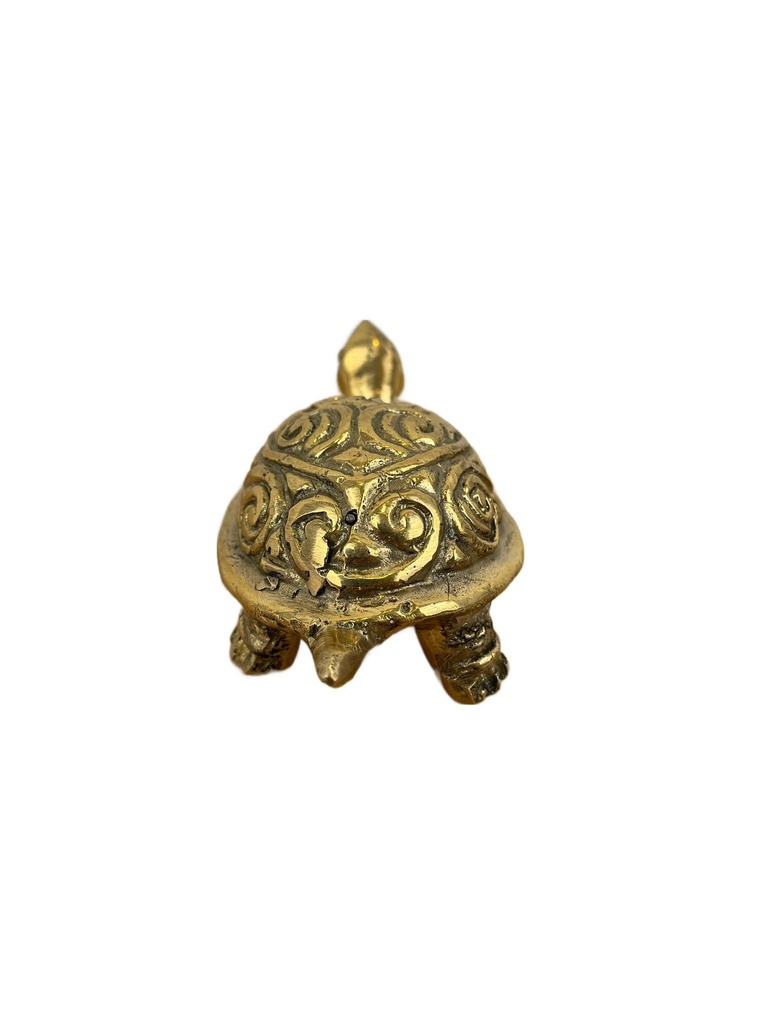 Statuette Tortue 3 cm Finition Dorée