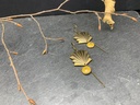 BO Papier & Laiton Jaune [Boucles d'Oreilles]