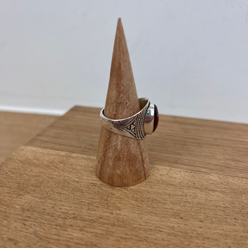 Bague Argent 925 & Cornaline [2749]