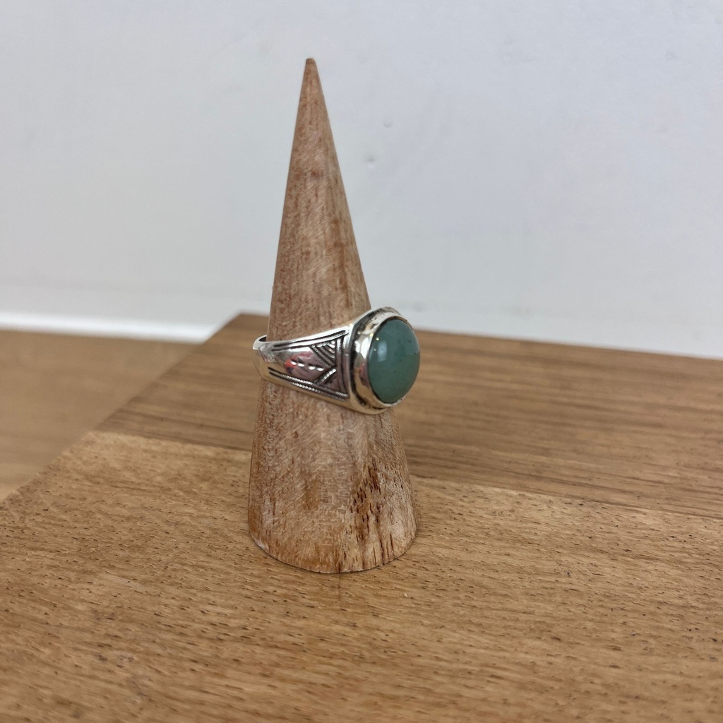 Bague Argent 925 & Jade [2755]