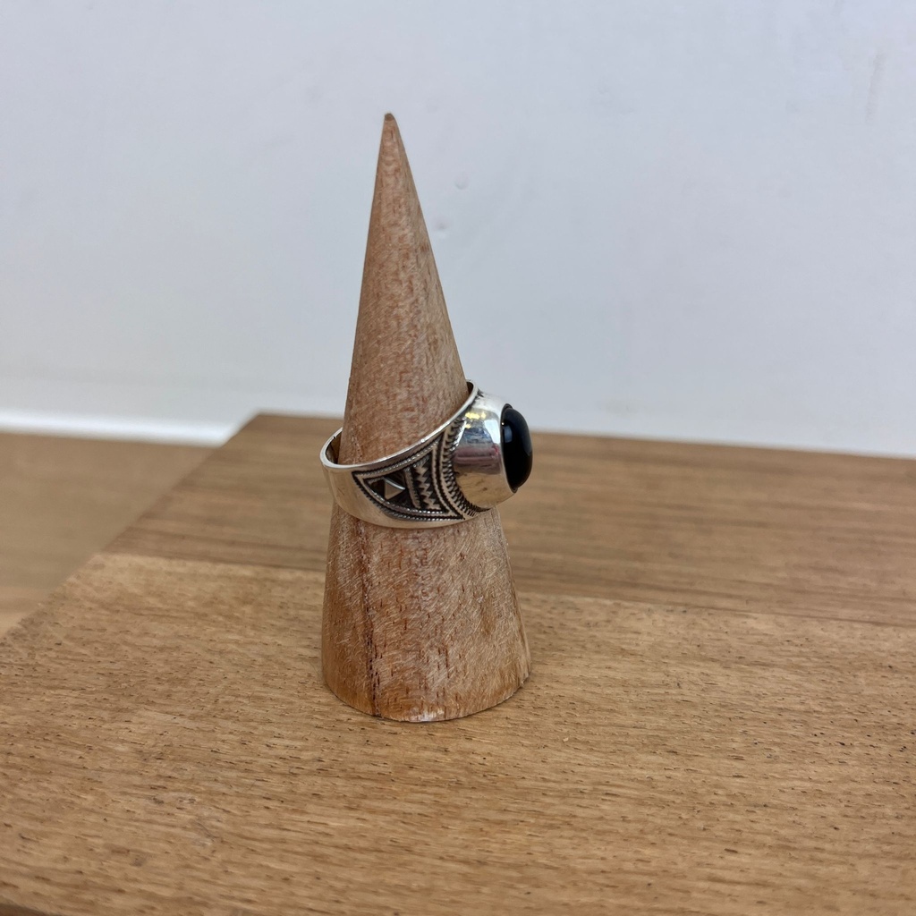 Bague Argent 925 & Onyx [2762]