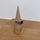 Bague Argent 925 & Malachite [2763]