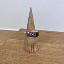Bague Argent 925 & Œil de Tigre [2771]