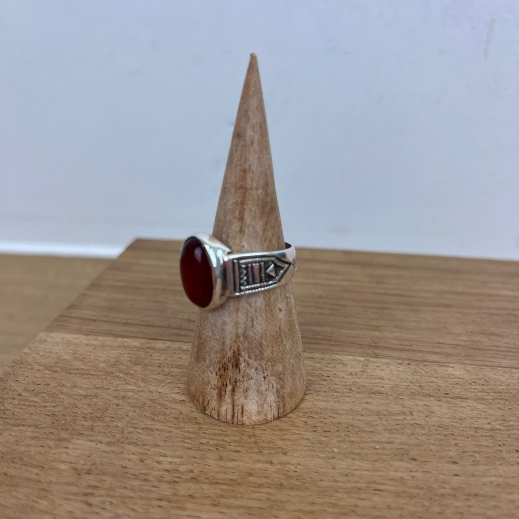 Bague Argent 925 & Cornaline [2777]