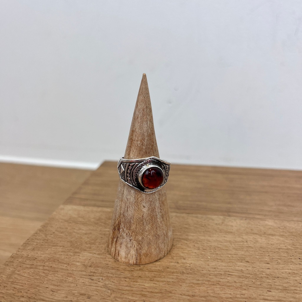 Bague Argent 925 & Ambre [2779]
