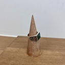 Bague Argent 925 & Malachite [2780]