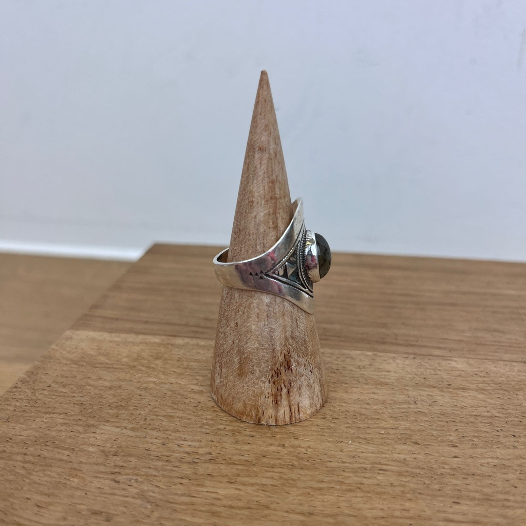 Bague Argent 925 & Labradorite [2786]