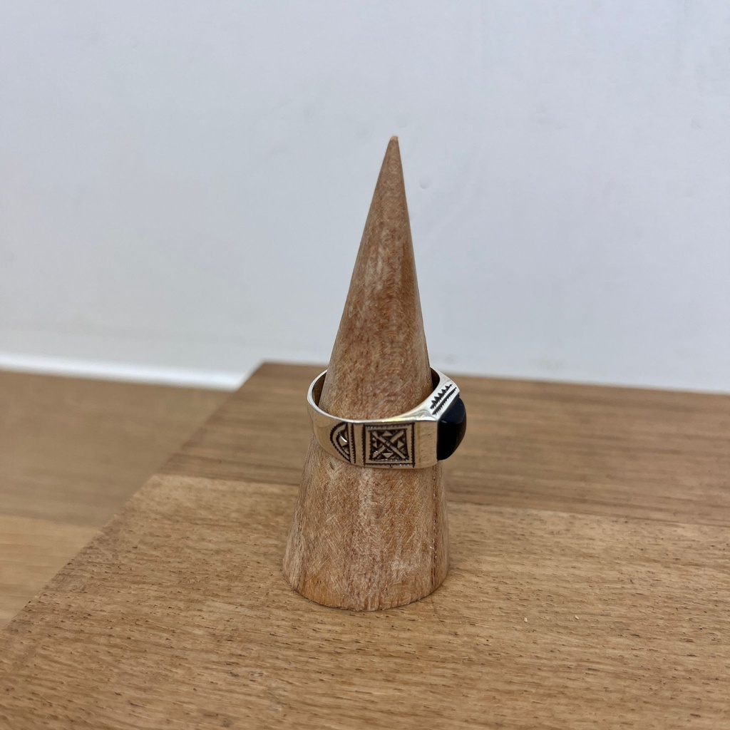 Bague Argent 925 & Onyx [2802]