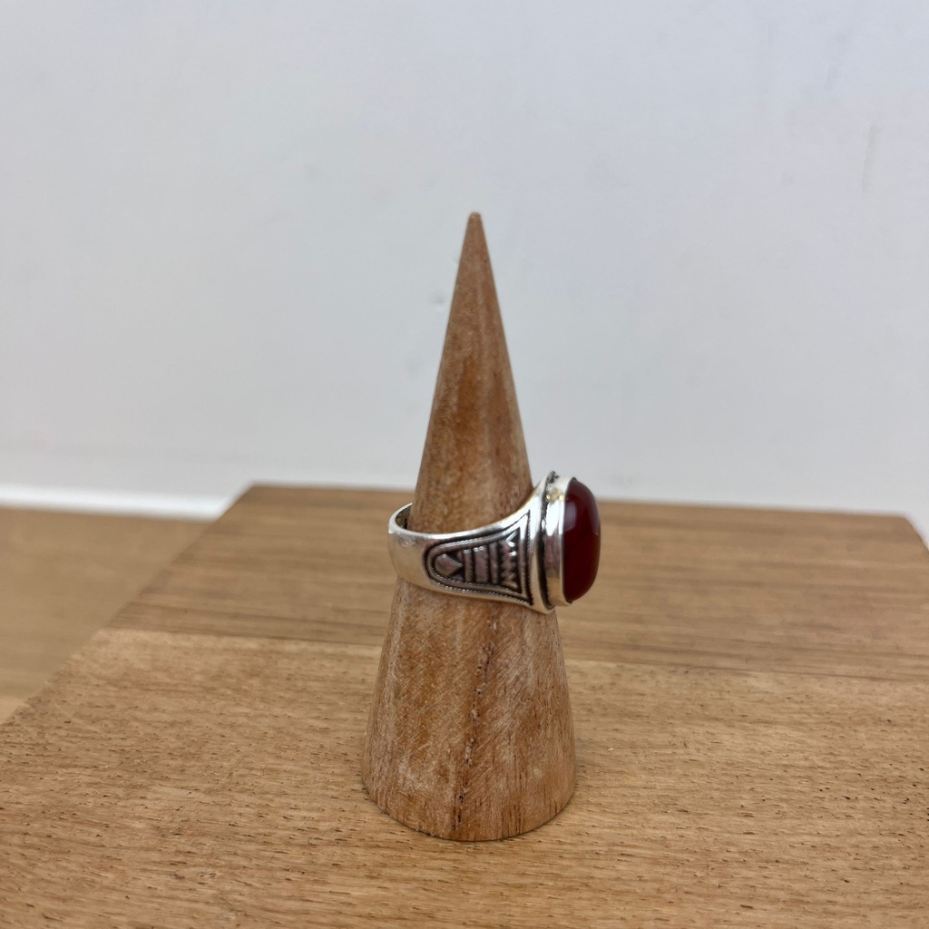 Bague Argent 925 & Cornaline [2809]