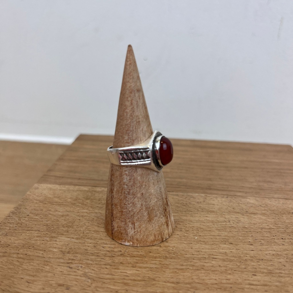 Bague Argent 925 & Cornaline [2812]