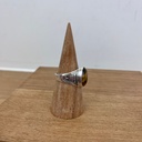 Bague Argent 925 & Œil de Tigre [2813]