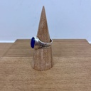 Bague Argent 925 & Agate Bleue [2822]