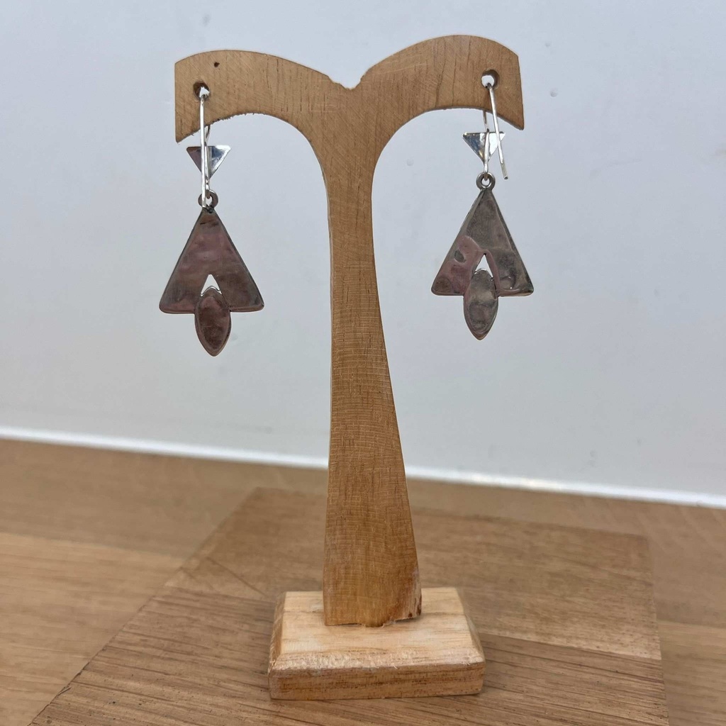 Boucles d'oreilles Argent 925 & Cornaline  [1532]