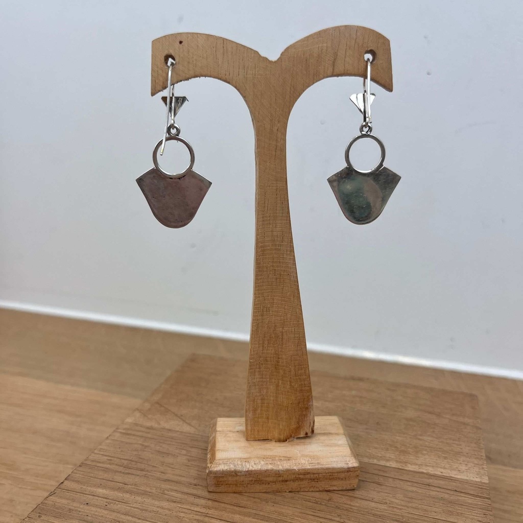 Boucles d'oreilles Argent 925 & Cornaline  [1534]