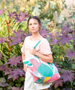 Cabas en Coton Eucalyptus Rose [Sac]