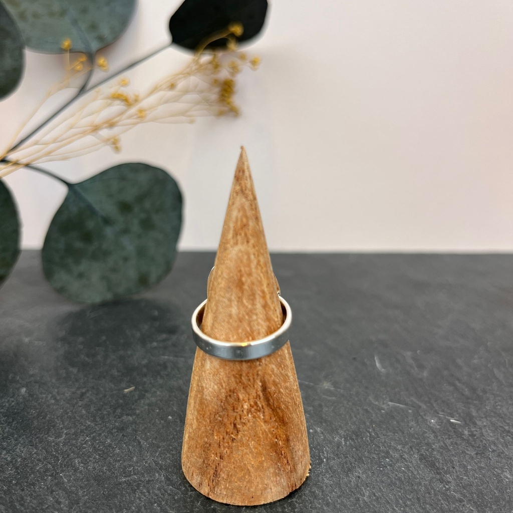 Bague Argent 925 & Agate Bleue [3000]