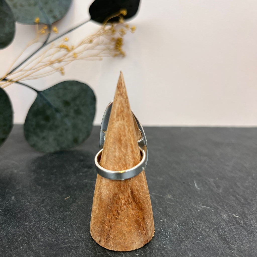 Bague Argent 925 & Pierre de Lune [3014]