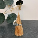 Bague Argent 925 & Pierre de Lune [3017]