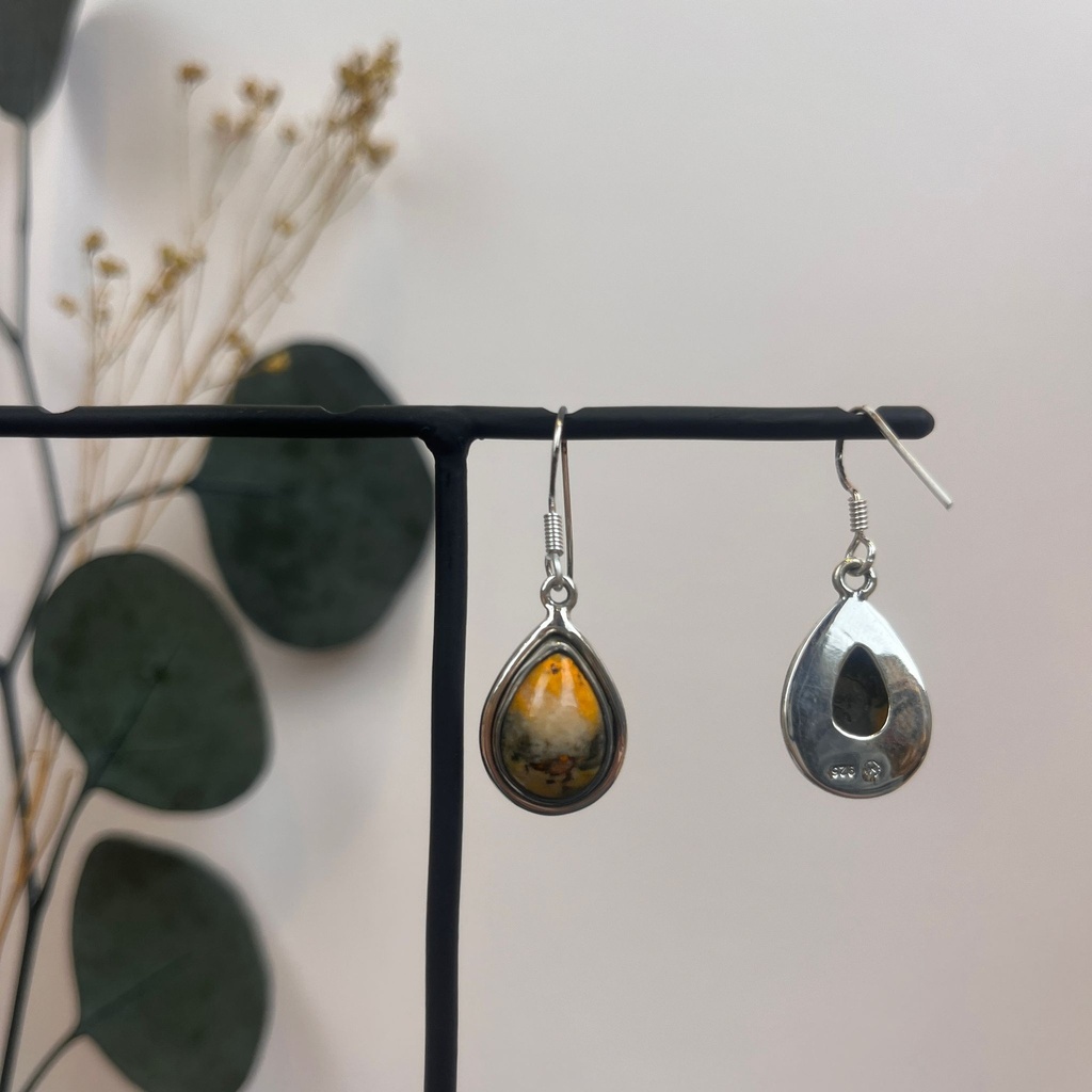 Boucles d'oreilles Argent 925 & Bumble Bee [1713]