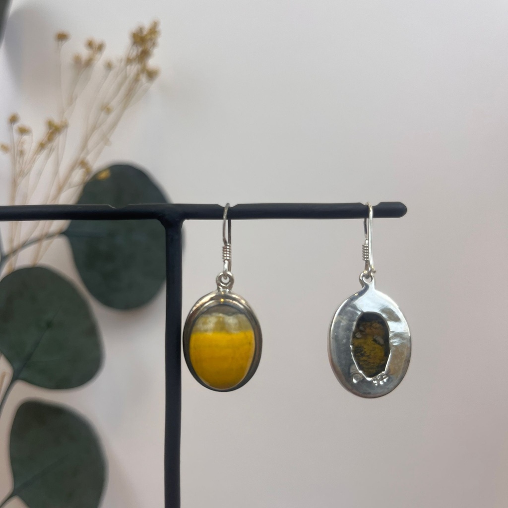 Boucles d'oreilles Argent 925 & Bumble Bee [1714]