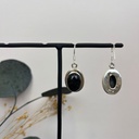 Boucles d'oreilles Argent 925 & Diopside [1695]