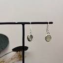 Boucles d'oreilles Argent 925 & Préhnite [1699]